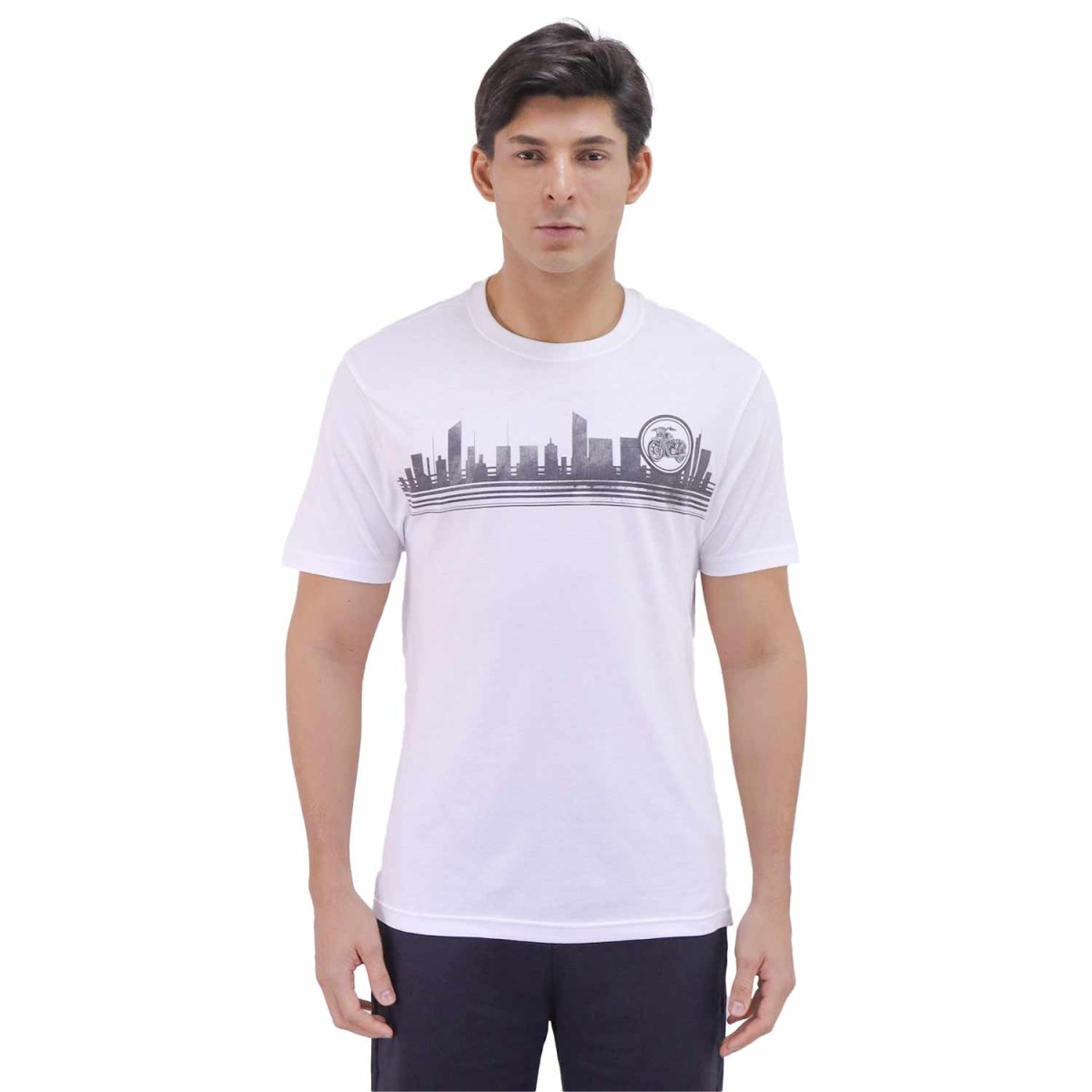 Giordano Men's Cotton Tee - Premium Print Tee