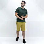 Giordano Men's Cotton Twill Bermuda Shorts - Comfort & Style - Premium Shorts