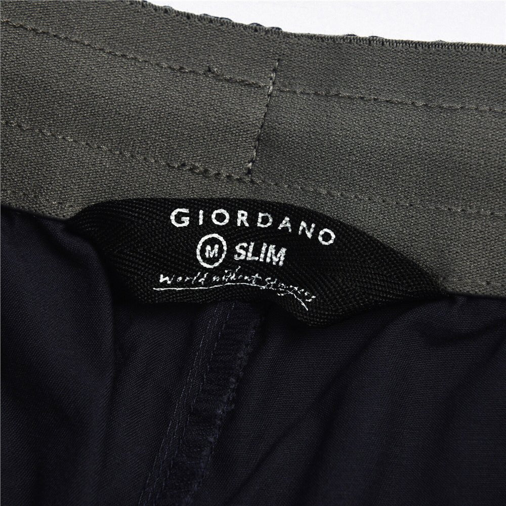 Giordano Men's Cotton Twill Bermuda Shorts - Comfort & Style - Premium Shorts