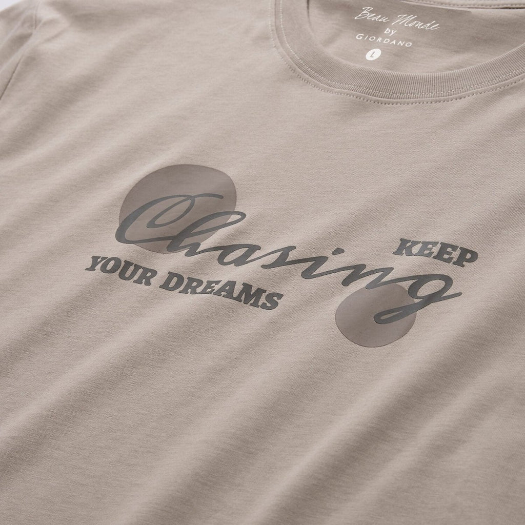 Giordano Men's Crew-Neck Graphic Tee | Online Exclusive - Premium Print Tee