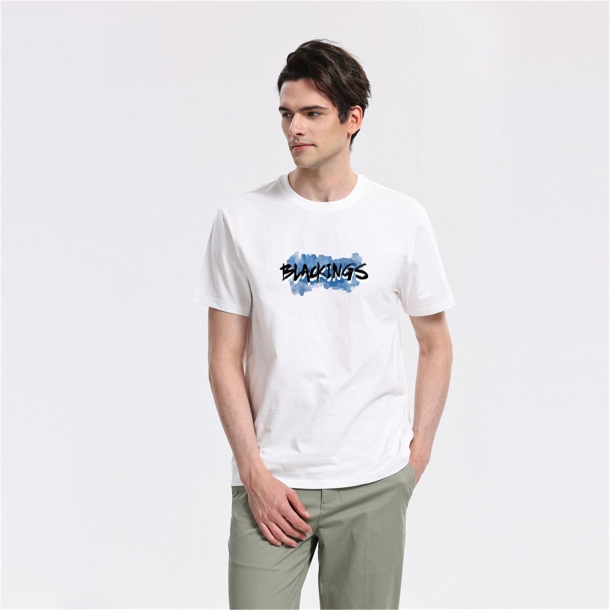 Giordano Men's Crew Neck Regular Fit Print Tee | Online Exclusive - first_variant_option_2 Premium Print Tee for Giordano