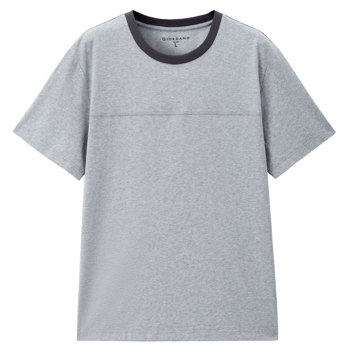 Giordano Men's Crew Neck Regular Tee - Premium Tee