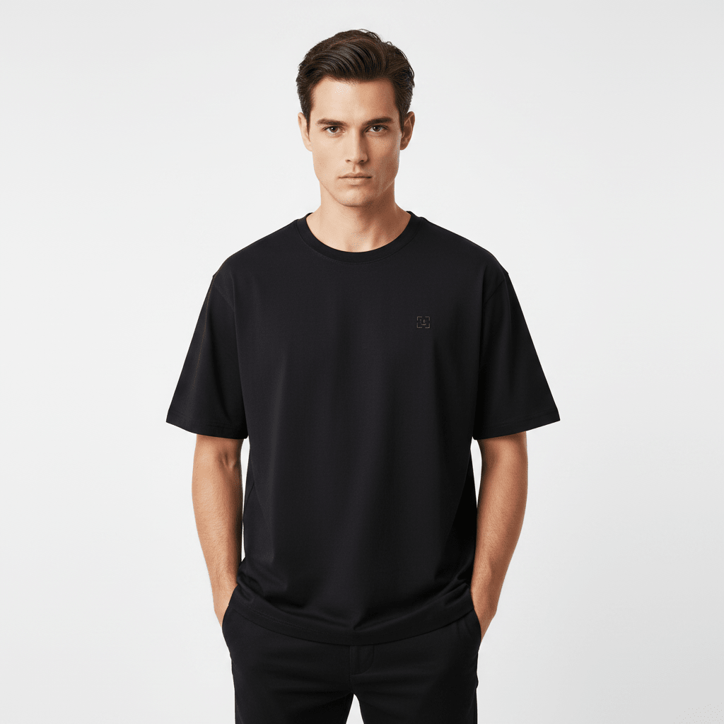 Giordano Men's Crew Neck Short Sleeve Loose Tee - Premium Tee