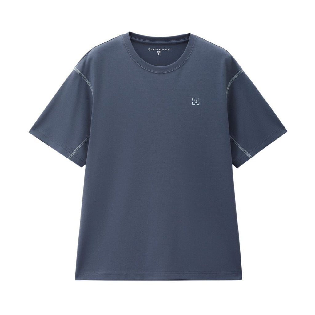 Giordano Men's Crew Neck Short Sleeve Loose Tee - Premium Tee