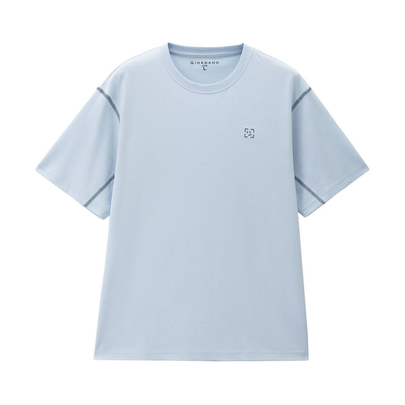 Giordano Men's Crew Neck Short Sleeve Loose Tee - Premium Tee