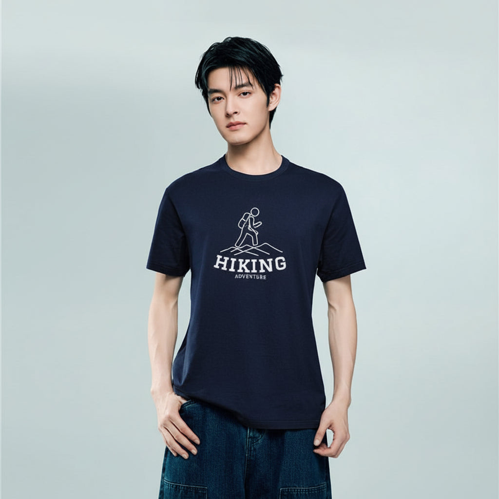 Giordano Men's Crew neck Short Sleeve Print Tee | Online Exclusive - first_variant_option_2 Premium Print Tee for Giordano