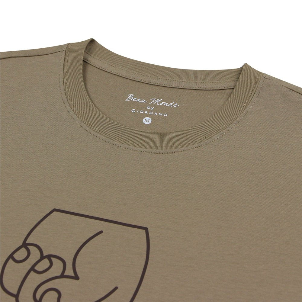 Giordano Men's Crew neck Short Sleeve Print Tee | Online Exclusive - first_variant_option_2 Premium Print Tee for Giordano