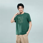 Giordano Men's Crew neck Short Sleeve Print Tee | Online Exclusive - first_variant_option_2 Premium Print Tee for Giordano