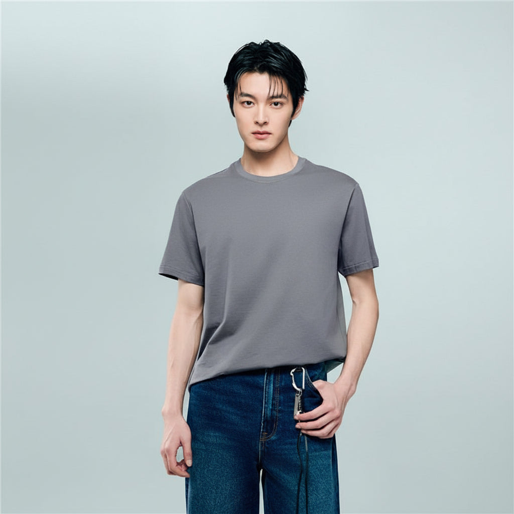 Giordano Men's Crew neck Short Sleeve Print Tee | Online Exclusive - first_variant_option_2 Premium Print Tee for Giordano