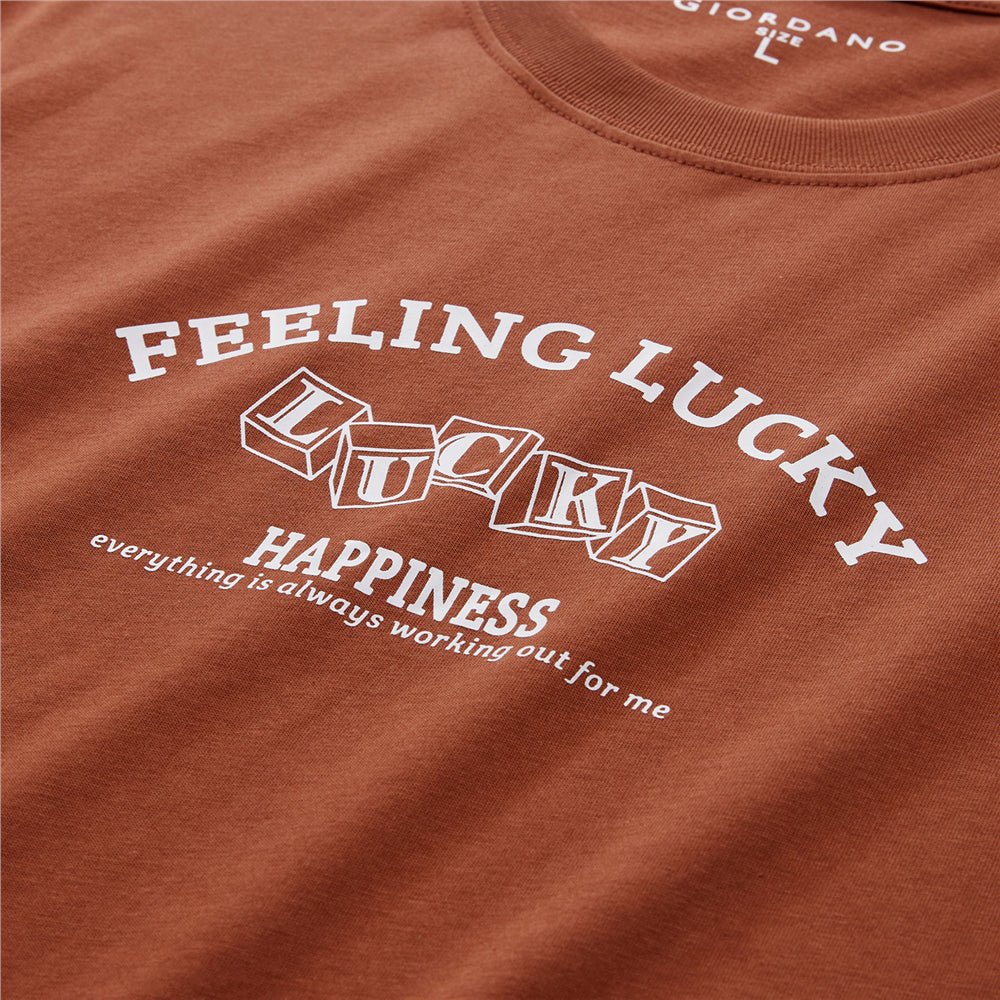 Giordano Men's Crew neck Short Sleeve Print Tee | Online Exclusive - first_variant_option_2 Premium Print Tee for Giordano