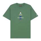 Giordano Men's Crew Neck Short Sleeve Relaxed Fit Classic Logo Print Tee - Premium Print Tee