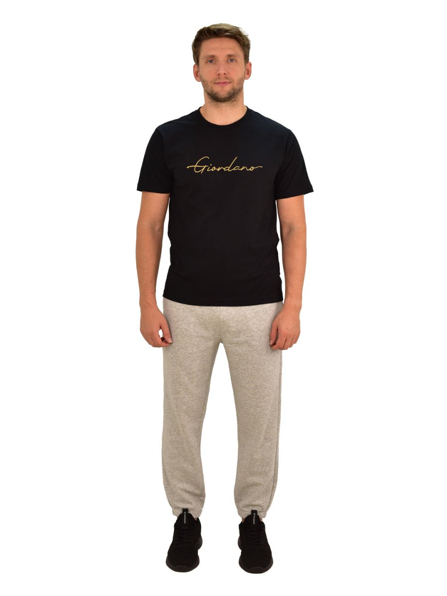 Giordano Men's Crew Neck T-Shirt - Premium Print Tee