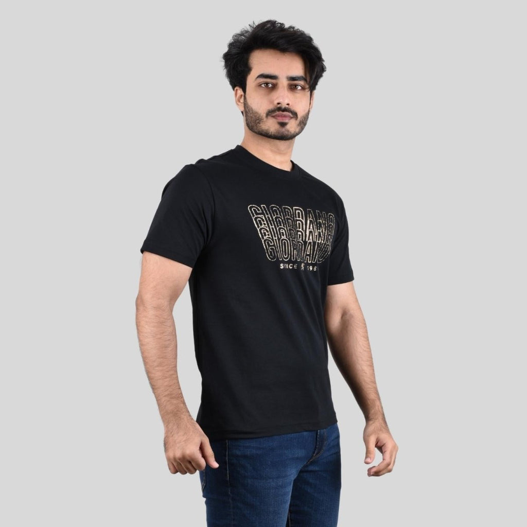 Giordano Men's Crew Neck T-Shirt - Premium Print Tee