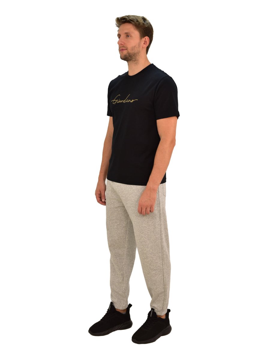 Giordano Men's Crew Neck T-Shirt - Premium Print Tee