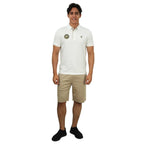 Giordano Men's Embroidered Bold Polo - Slim Fit, Cotton Lycra Pique - Premium Polo