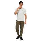 Giordano Men's Embroidered Bold Polo - Slim Fit, Cotton Lycra Pique - Premium Polo