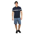Giordano Men's Embroidered Bold Polo - Slim Fit, Cotton Lycra Pique - Premium Polo