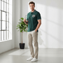 Giordano Men's Embroidered Pique Polo | Thematic 3G Collection - Premium Polo