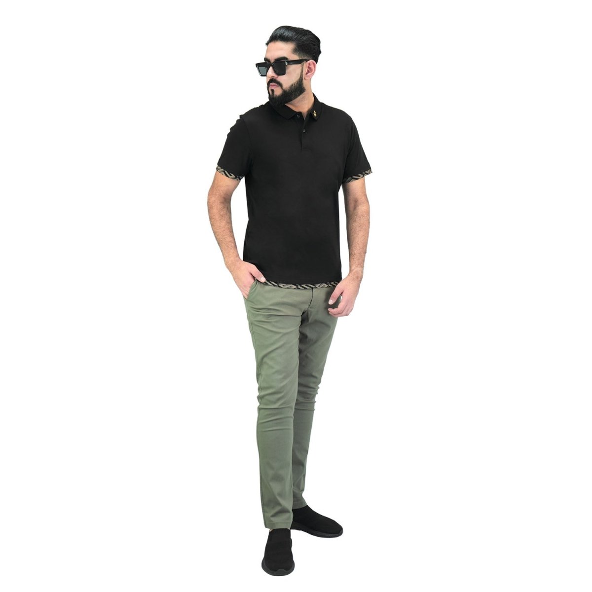 Giordano Men's Embroidered Polo - Premium Polo