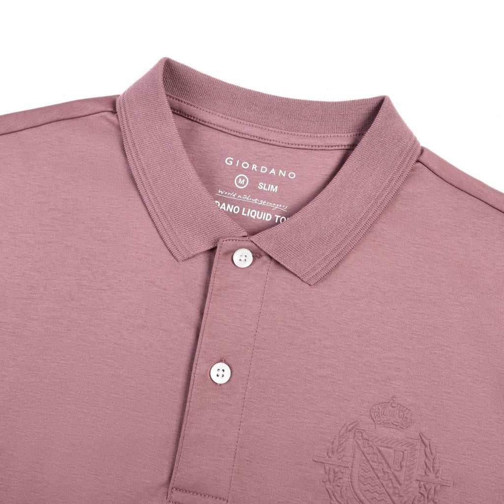 Giordano Men's Embroidered Polo - Premium Polo