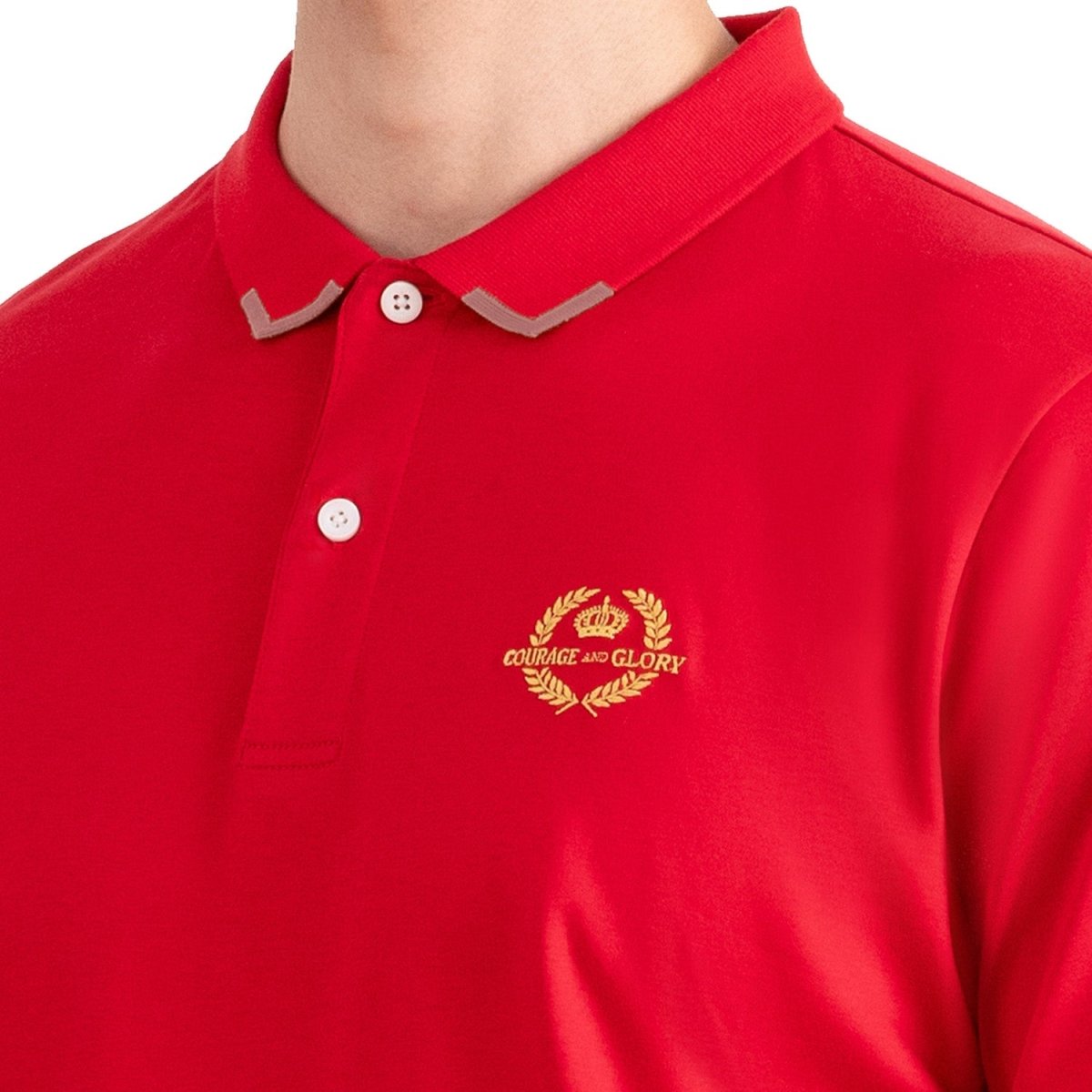 Giordano Men's Embroidered Polo - Premium Polo