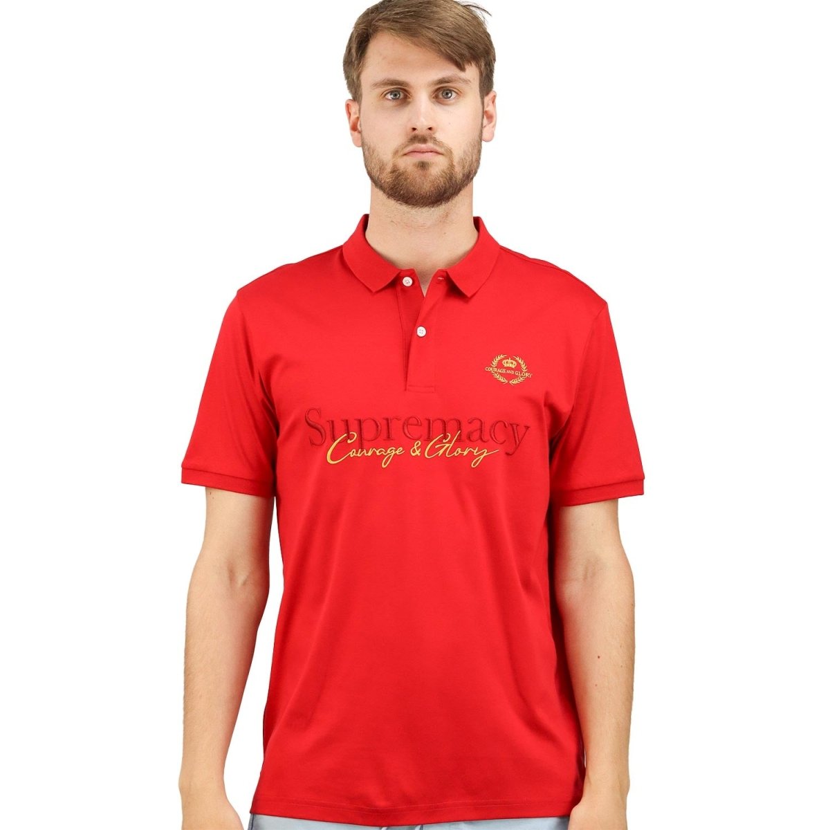 Giordano Men's Embroidered Polo - Premium Polo