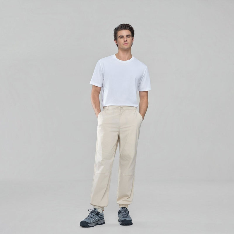 Giordano Men's G-Motion Cool Touch Stretch Tapered Joggers - Premium Joggers