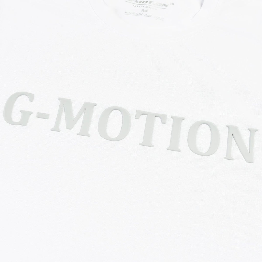 Giordano Men's G-Motion Pique Crew Neck Short Sleeve Slim Fit Print Tee - Premium Print Tee