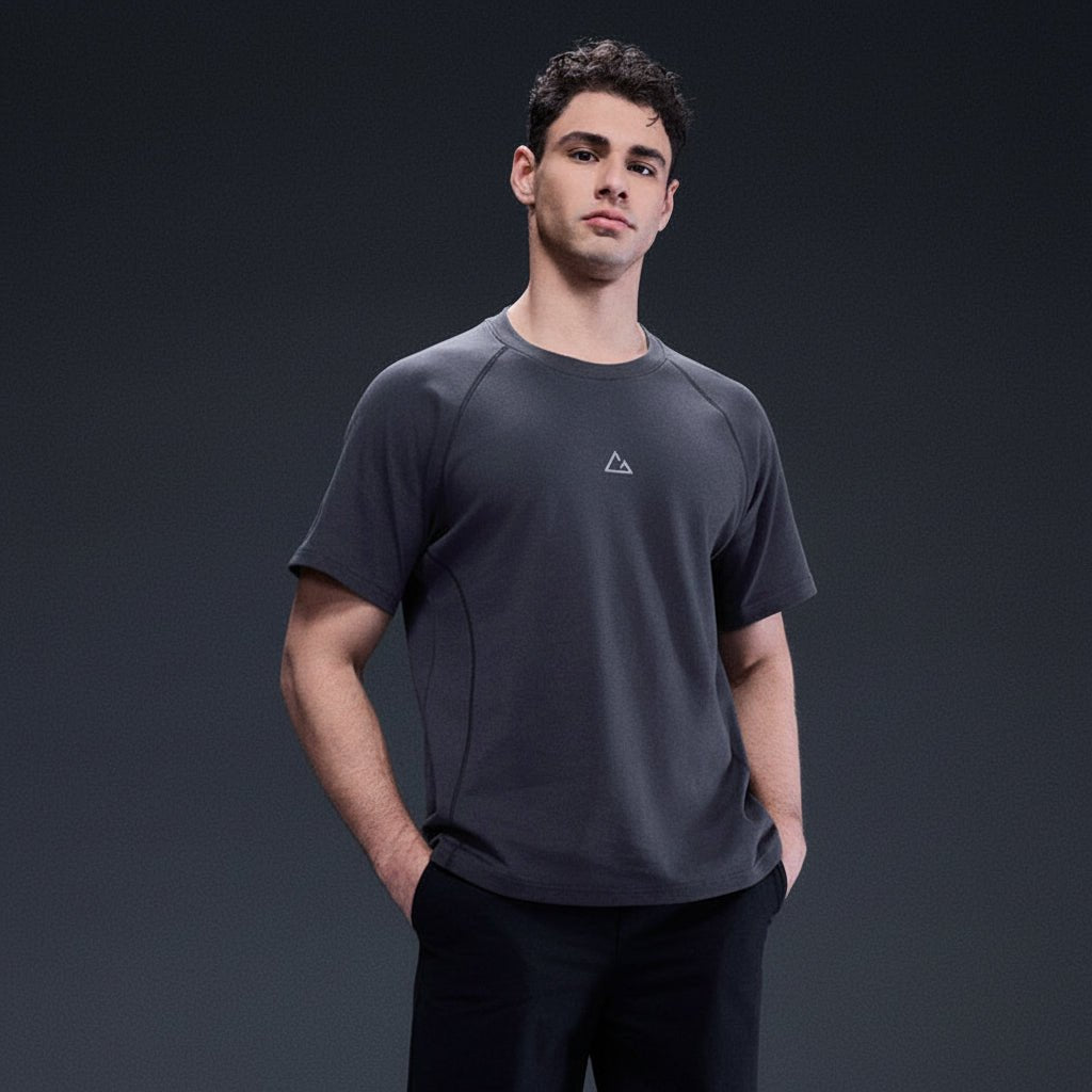 Giordano Men's G - Motion Raglan Performance Tee - first_variant_option_2 Premium Tee for Giordano