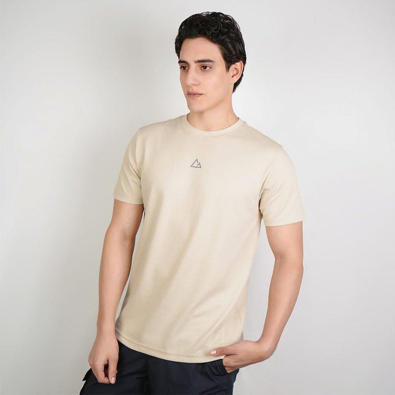 Giordano Men's G-Motion Slim Fit Pique Crew Tee - Premium Tee