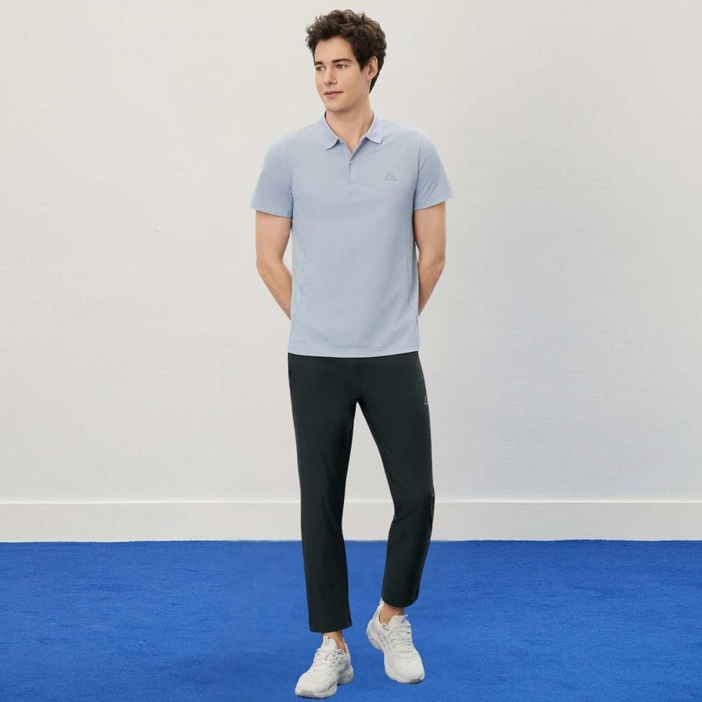 Giordano Men's G-Motion Slim Stretch Warp Knit Polo - Premium Polo