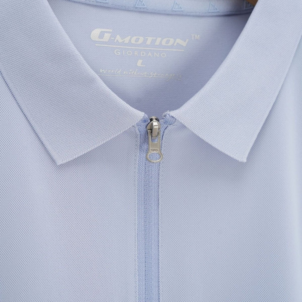 Giordano Men's G-Motion Zipper Polo - Premium Polo