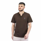 Giordano Men's Henley Tee - Premium Tee