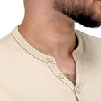 Giordano Men's Henley Tee - Premium Tee
