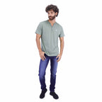 Giordano Men's Henley Tee - Premium Tee