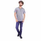 Giordano Men's Henley Tee - Premium Tee