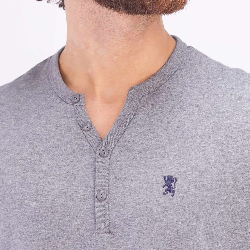 Giordano Men's Henley Tee - Premium Tee