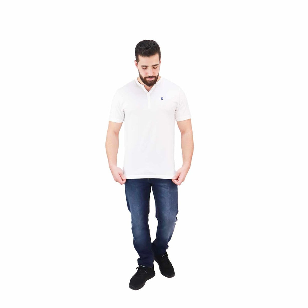 Giordano Men's Henley Tee - Premium Tee