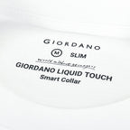 Giordano Men's Interlock Crew Neck Long Sleeve Slim Fit Embroidery Liquid Touch Smart Collar Tees - Premium Tee