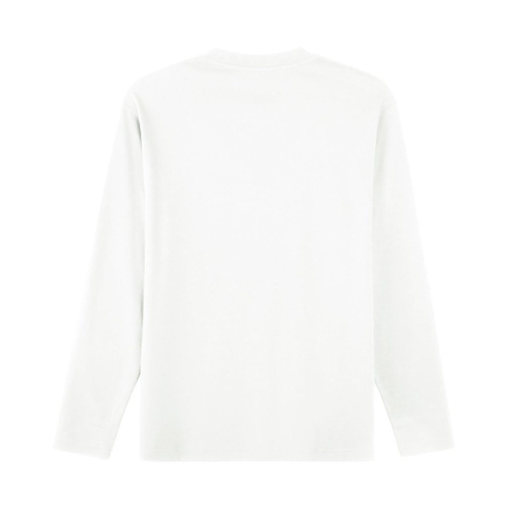 Giordano Men's Interlock Crew Neck Long Sleeve Slim Fit Embroidery Liquid Touch Smart Collar Tees - Premium Tee