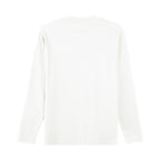 Giordano Men's Interlock Crew Neck Long Sleeve Slim Fit Embroidery Liquid Touch Smart Collar Tees - Premium Tee