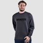 Giordano Men's Interlock Crewneck Long Sleeve Relaxed Fit Wander Wonder Collection Print Sweatshirt - Premium Sweatshirts