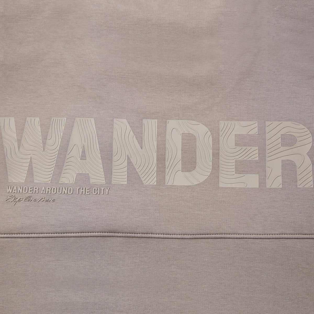 Giordano Men's Interlock Crewneck Long Sleeve Relaxed Fit Wander Wonder Collection Print Sweatshirt - Premium Sweatshirts