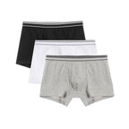 Giordano Men's Jersey Trunks - 3-Pack, Cotton Spandex, Jacquard Waistband - Premium Briefs