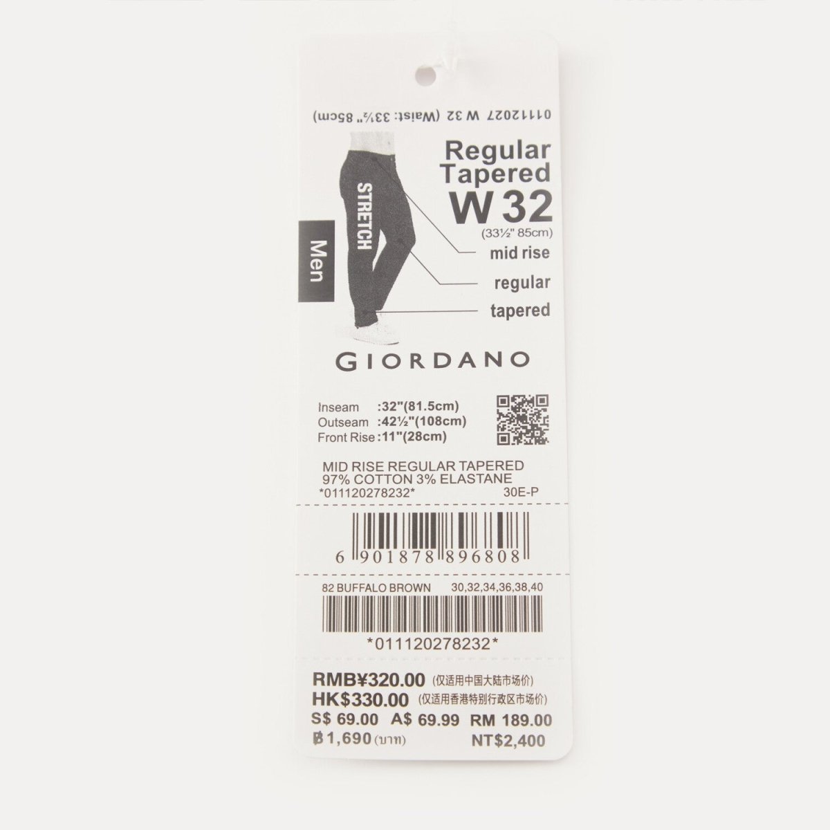 Giordano Men's Khakis Pants - Premium Pants