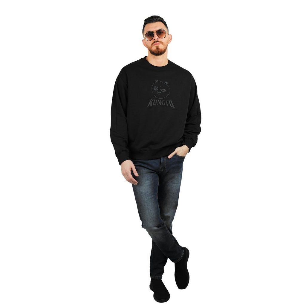 Giordano Men's Kung Fu Panda French Terry Crewneck Sweatshirt - Premium Sweatshirts