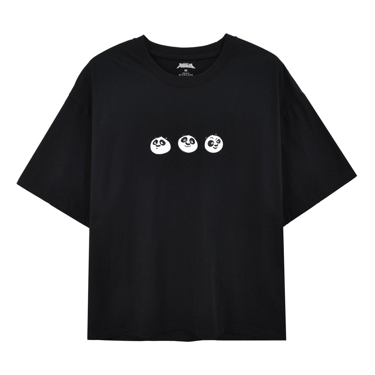 Giordano Men's Kung Fu Panda Series Short Sleeve Relaxed Fit T-Shirts - Premium Print Tee