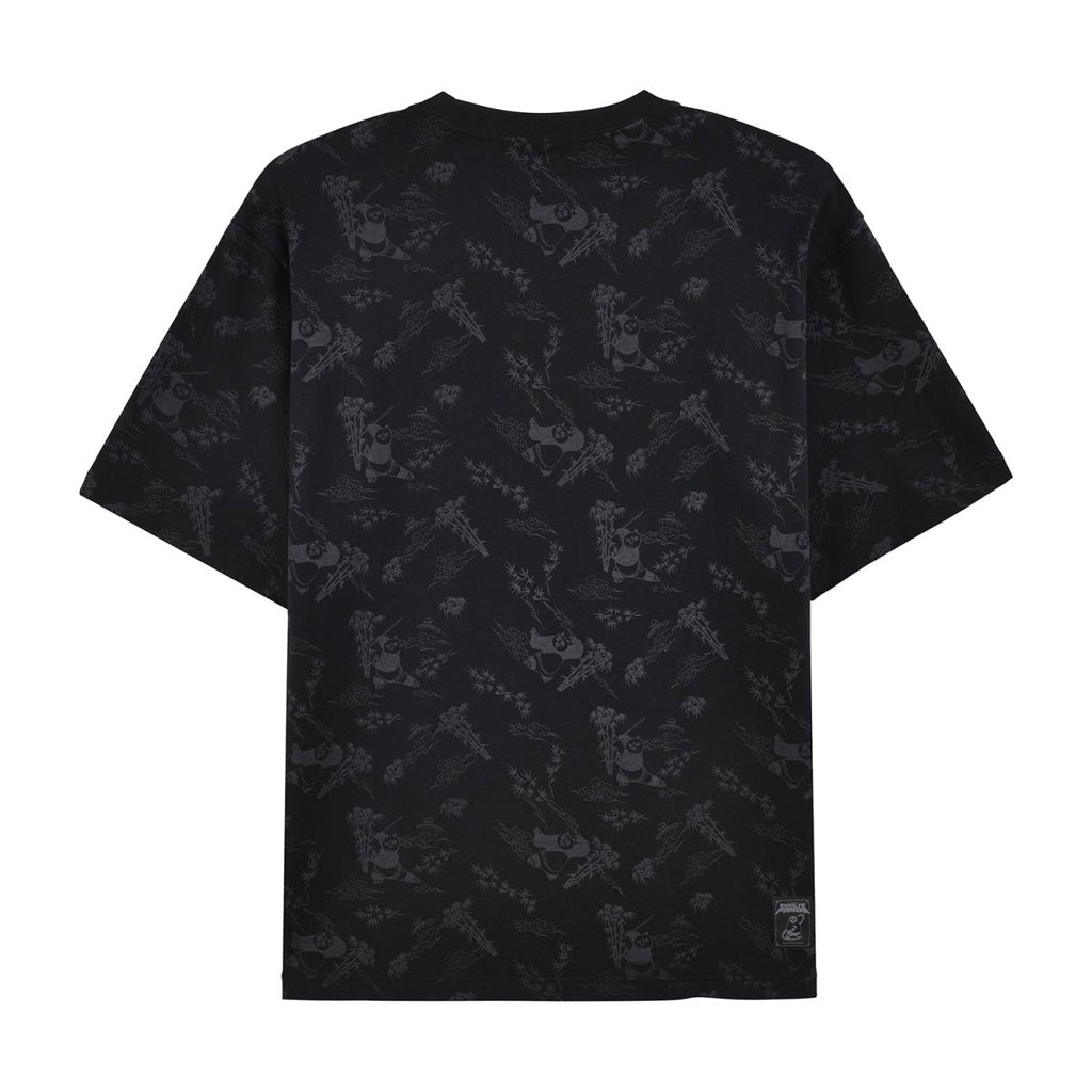 Giordano Men's Kung Fu Panda Series Short Sleeve Relaxed Fit T-Shirts - Premium Print Tee
