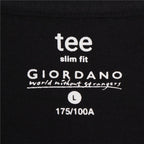 Giordano Men's Letter Print Tee - Premium Print Tee