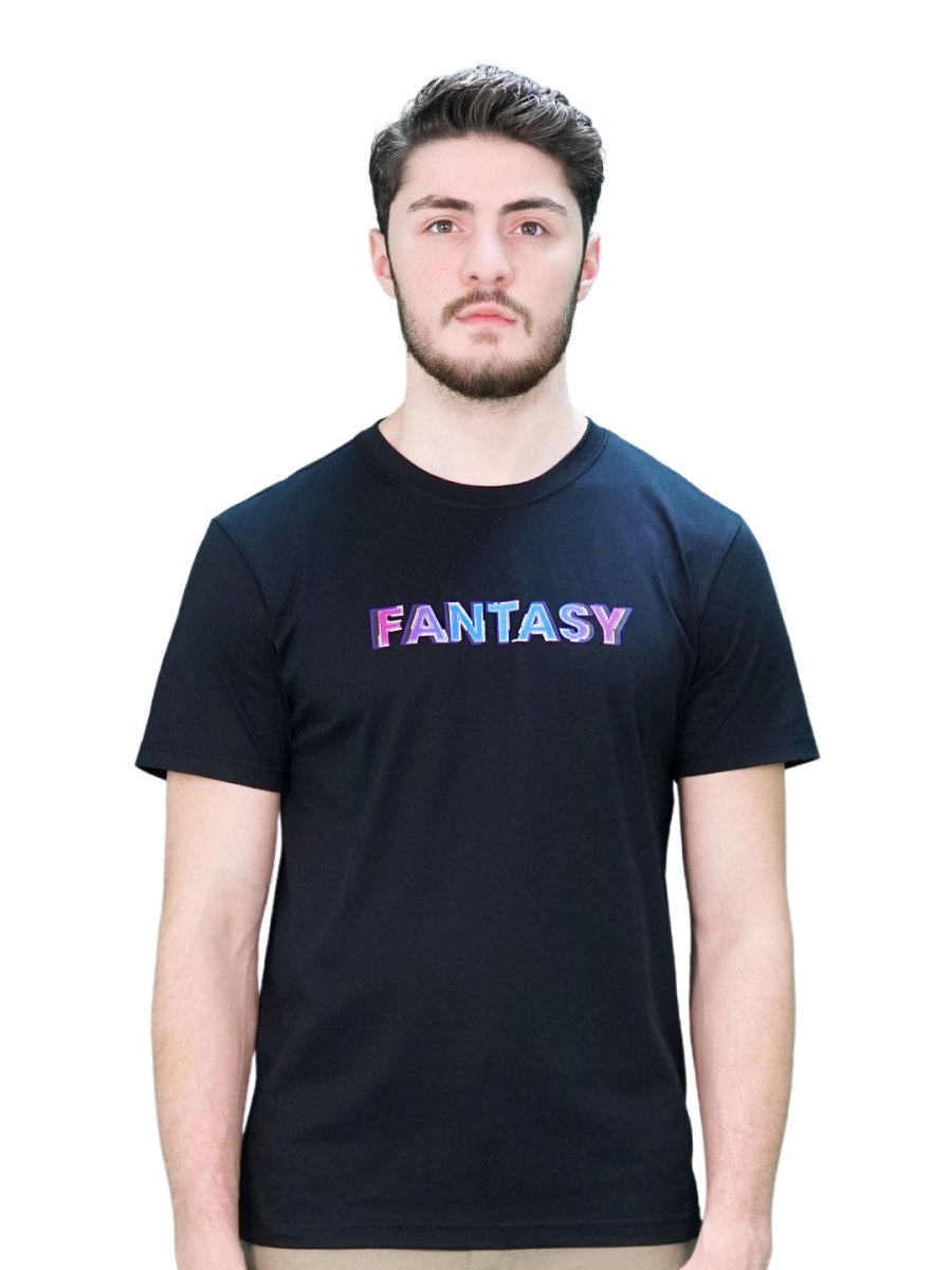Giordano Men's Letter Print Tee - Premium Print Tee